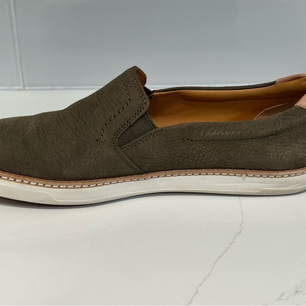 Sperry Top-Sider Gold Cup Rey Sneaker Dark Olive Leather Women's Size 8.5M Shoes - Picture 8 of 13